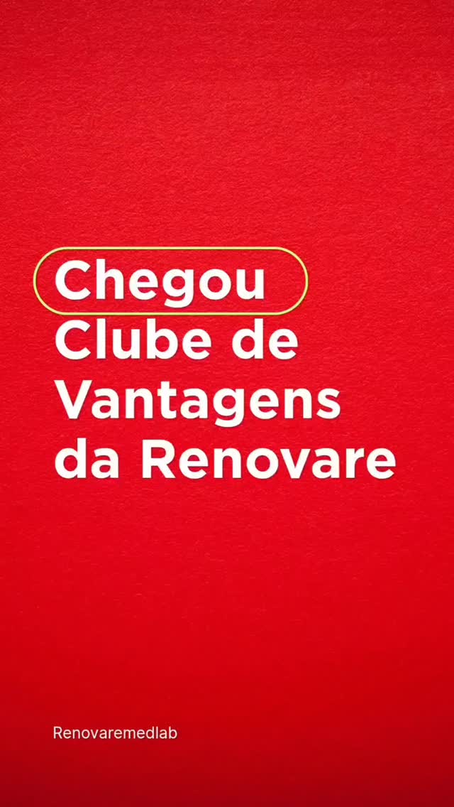 Chegou o Clube de Vantagens Renovare: Sua Vida com Mais Benefícios e Economia!

Estamos entusiasmados em anunciar o lançamento do Clube de Vantagens Renovare, um programa exclusivo criado para transformar a sua experiência e oferecer um novo patamar de privilégios

Descubra o que espera por você:

x Exames com até 40% de descontos;
Acesso a telemedicina;
x Descontos em farmácias e empresas da rede Alloyal/Renovare;
x Cashback 

Junte-se ao Clube Renovare hoje mesmo e comece a desfrutar de todas essas vantagens!

#ClubeRenovare #VantagensExclusivas #Descontos #Telemedicina #Cashback Alloyal Economia BemEstar Renovare